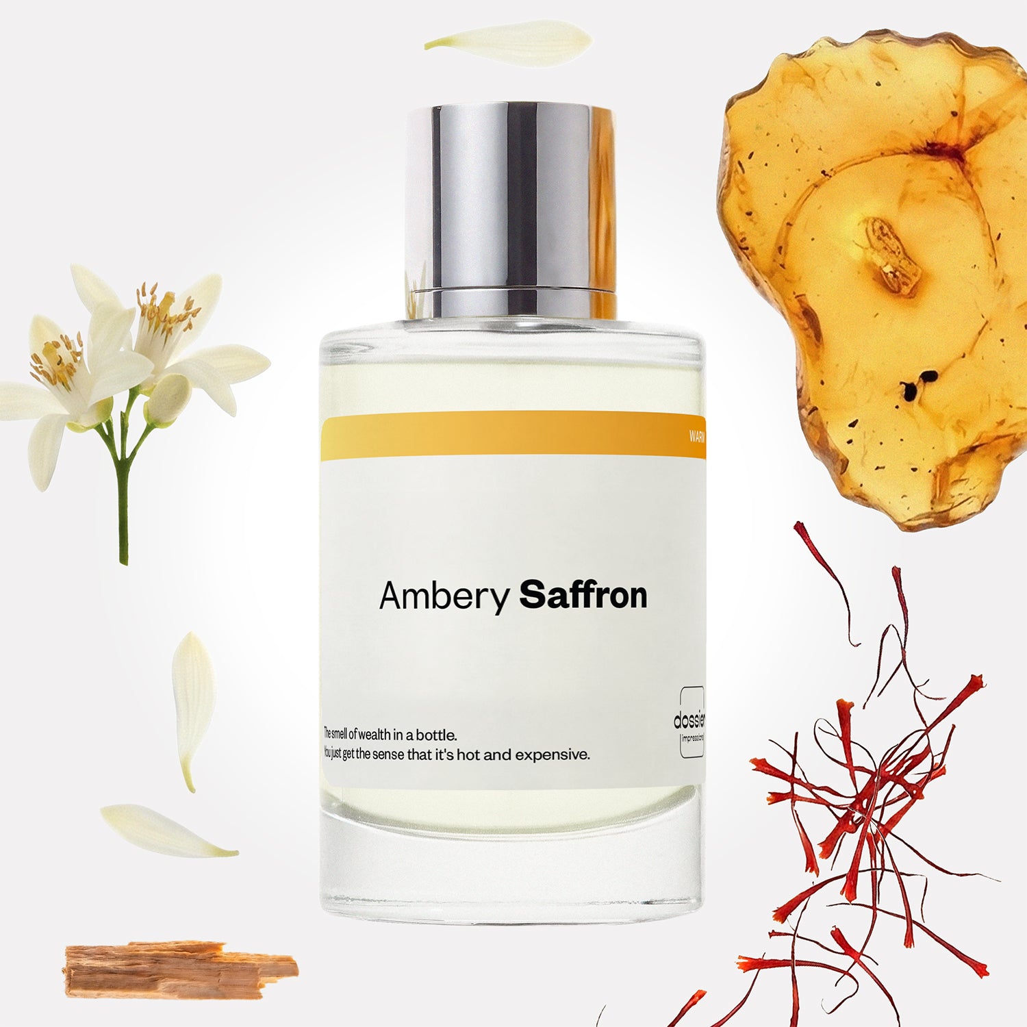 Baccarat Rouge 540 Dupe Perfume inspired by MFK : Ambery Saffron - Dossier Perfumes - Image 6