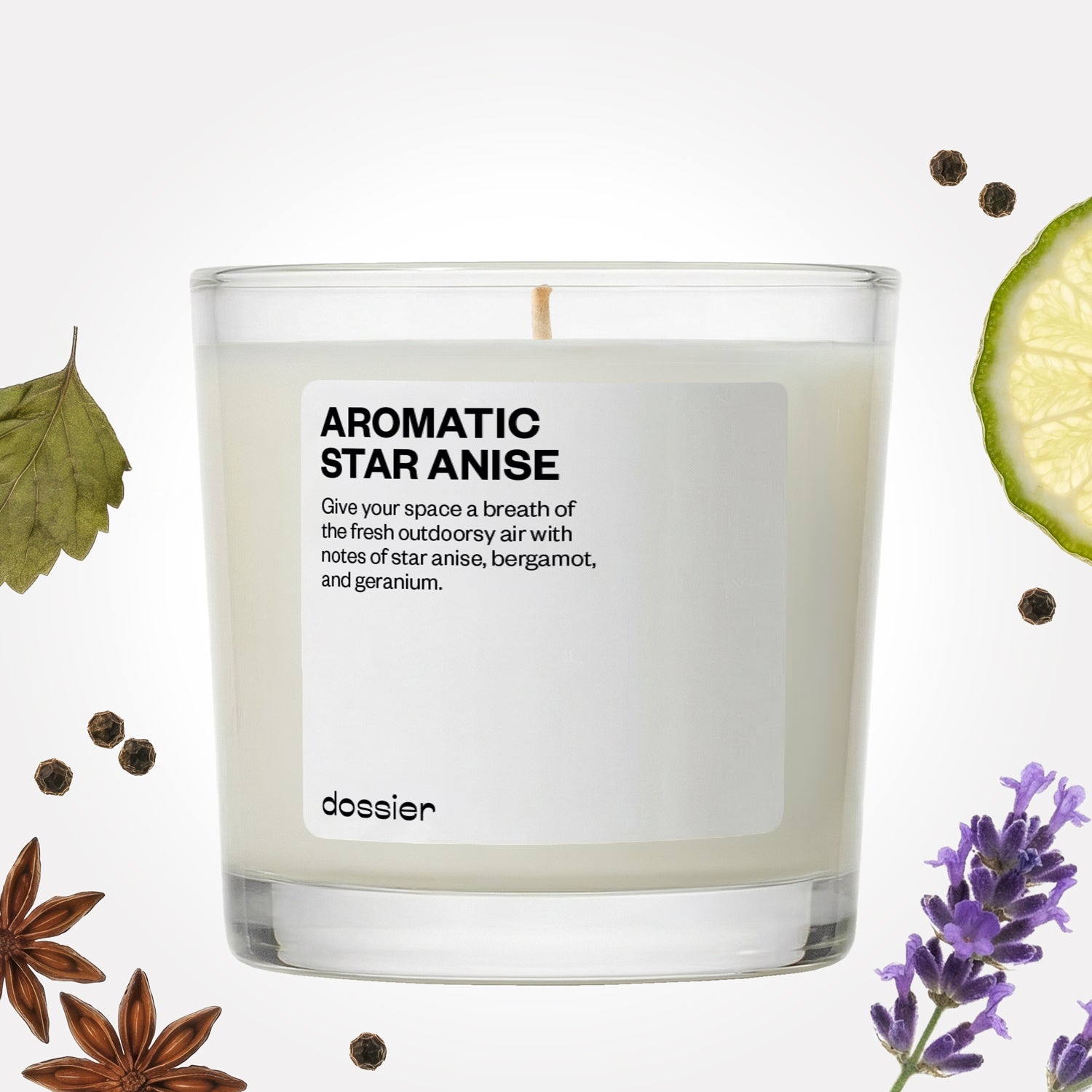 Aromatic Star Anise Candle: Inspired by Dior Sauvage Candle