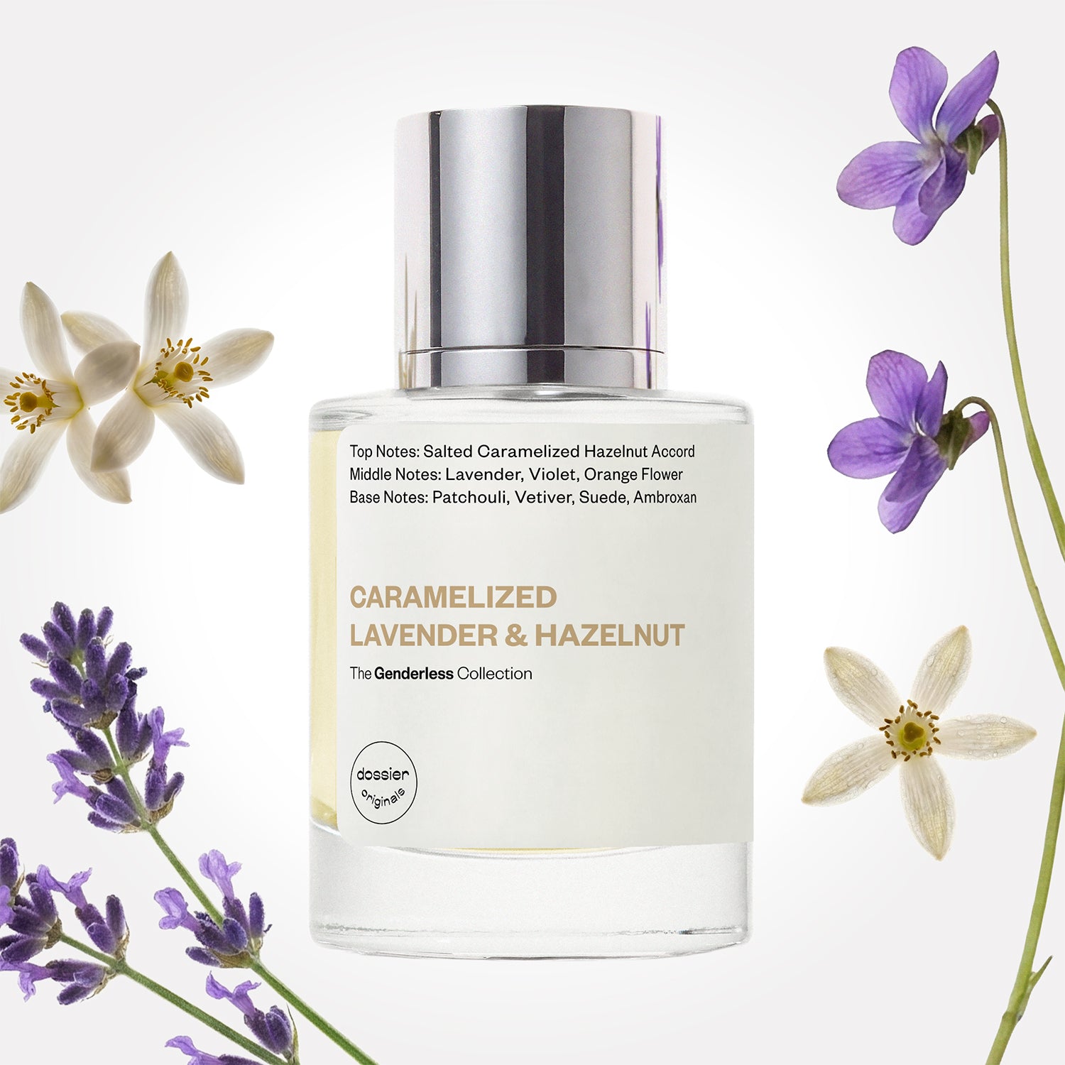 Caramelized Lavender & Hazelnut Perfume - Dossier Perfumes