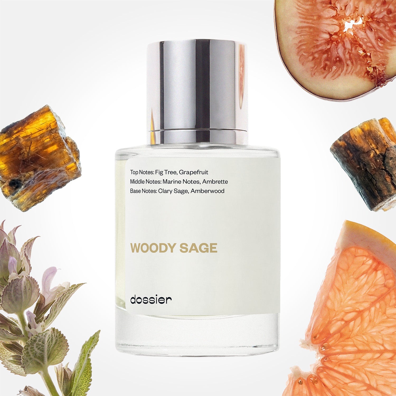 Jo Malone Wood Sage & Sea Salt Dupe Perfume: Woody Sage - Dossier Perfumes